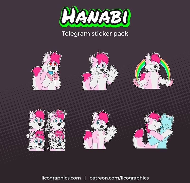 stickers-hanabi